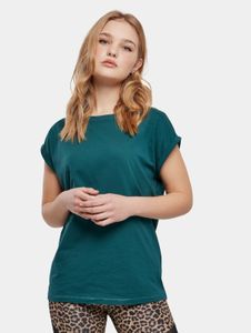 Comfortable Urban Classics women's T-shirt, 140 g/m², cotton, green