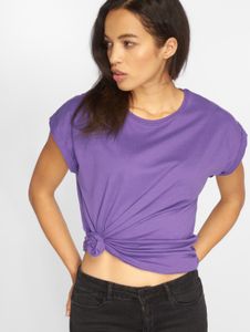 T-shirt da donna Modern Urban Classics, 140 g/m², cotone, viola