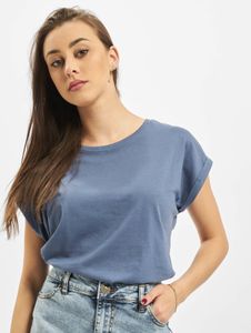 lässiges Urban Classics Damen T-Shirt 140 g/m² mit Baumwolle Blau