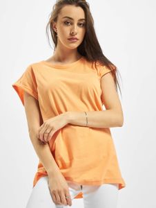 sportliches Urban Classics Damen T-Shirt 140 g/m² mit Baumwolle Orange