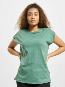 sportliches Urban Classics Damen T-Shirt 140 g/m² mit Baumwolle Grün