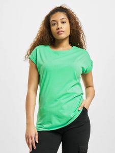 modernes Urban Classics Damen T-Shirt 140 g/m² mit Baumwolle Grün