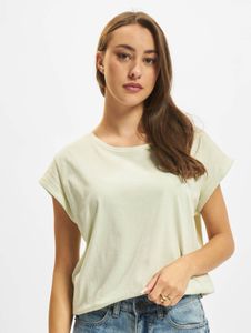 lässiges Urban Classics Damen T-Shirt 140 g/m² mit Baumwolle Pastell-Grün