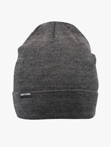 lässige Urban Classics Unisex Cap Rippstrick Anthrazit