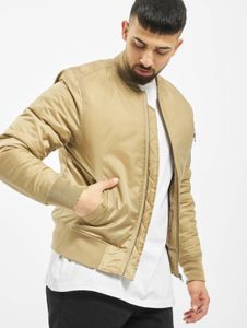 schlichte Urban Classics Herren Jacke Reißverschluss Taschen 108 g/m² Beige