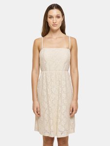 feminines Urban Classics Damen Kleid Stretch 120 g/m² Beige