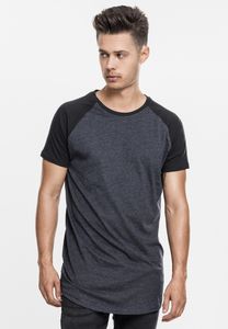 Comfortable Urban Classics men's T-shirt, 200 g/m², cotton, grey/black