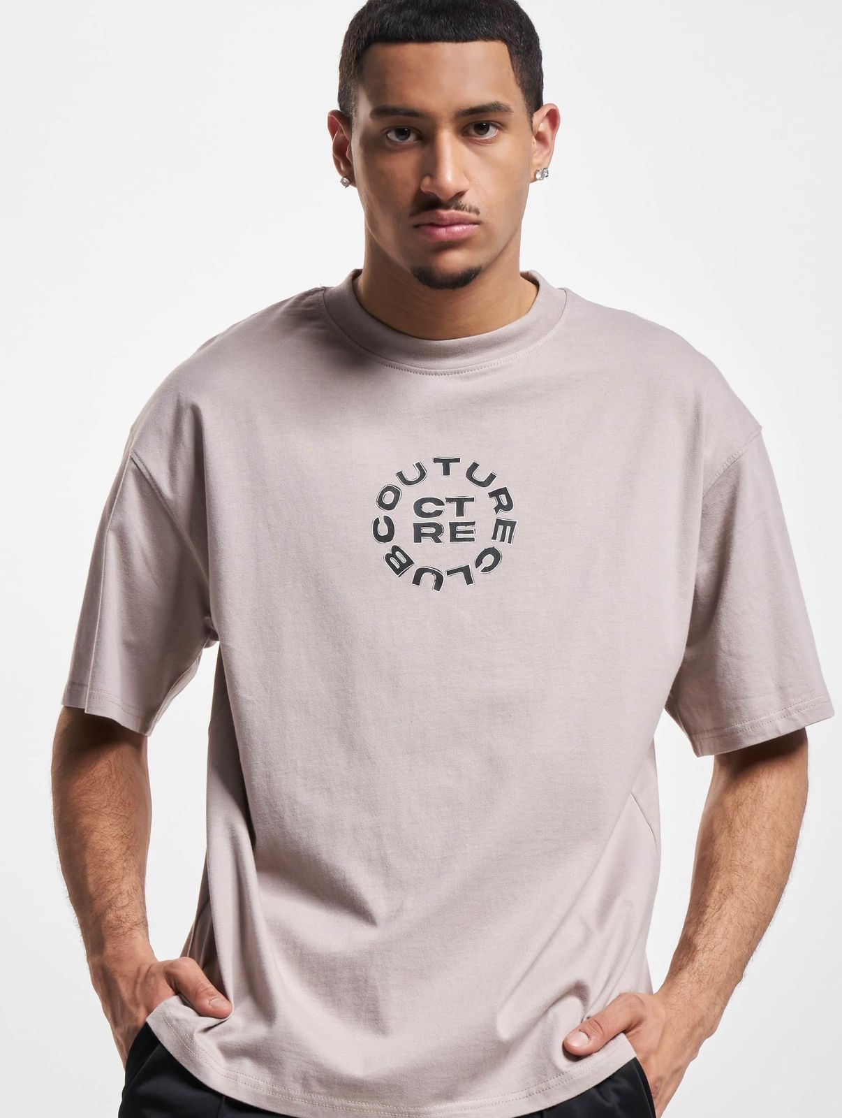 The Couture Club Herren T-Shirt Beige mit Logo