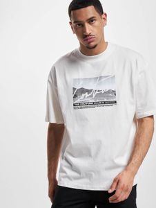 bequemes The Couture Club Herren T-Shirt Ecru-Weiß