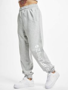 lässige Thug Life Damen Hose Taschen 360 g/m² mit Baumwolle Grau
