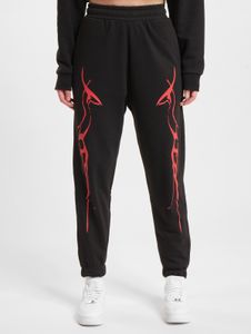 vielseitige Thug Life Damen Hose mit Baumwolle Schwarz