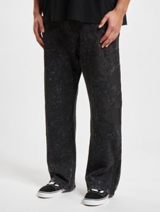 modern Thug Life men's jeans pockets oversize with cotton black