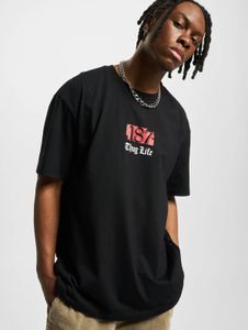 lässiges Thug Life Herren T-Shirt mit Baumwolle Schwarz