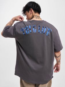 bequemes Thug Life Herren T-Shirt Oversize 240 g/m² mit Baumwolle Anthrazit