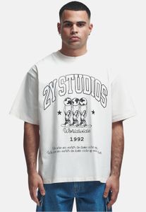 Modern 2Y Studios men's oversized t-shirt, 300 g/m², cotton, ecru-white