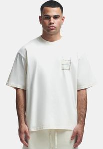 bequemes 2Y Studios Herren T-Shirt 300 g/m² mit Baumwolle Ecru-Weiß