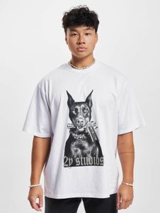 sportliches 2Y Studios Herren T-Shirt Oversize 300 g/m² mit Baumwolle Weiß