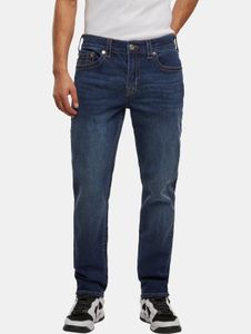Pantalones vaqueros elásticos casuales True Religion para hombre con algodón, color azul.