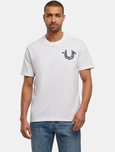 modernes True Religion Herren T-Shirt mit Baumwolle Weiß