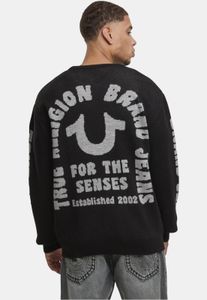 lässiges True Religion Herren Sweatshirt Schwarz