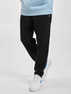 moderne Lyle & Scott Herren Jeans Straight Fit Stretch Reißverschluss mit Baumwolle Schwarz