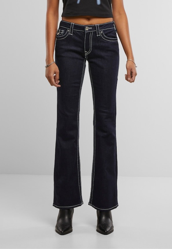 True Religion Damen Jeans Stretch Baumwolle Blau