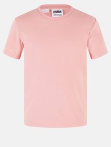 sportliches Urban Classics Unisex T-Shirt Stretch 180 g/m² mit Baumwolle Rosa