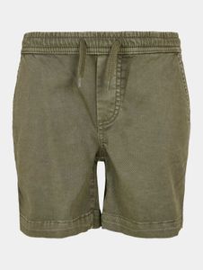 sommerliche Urban Classics Unisex Shorts Stretch Kordelzug 270 g/m² mit Baumwolle Khaki