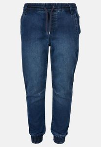 moderne Urban Classics Unisex Hose Stretch Denim 275 g/m² mit Baumwolle Blau