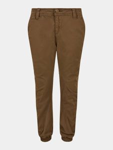 Comfortable Urban Classics unisex stretch trousers 310 g/m² with cotton khaki