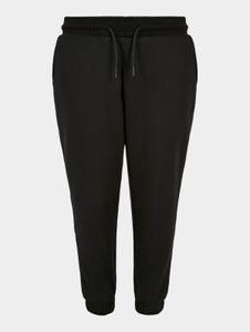 moderne Urban Classics Unisex Hose Kordelzug Klettverschluss 300 g/m² mit Baumwolle Schwarz