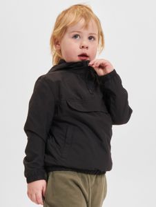 Comoda felpa unisex Urban Classics con zip e cappuccio, 68 g/m², nera