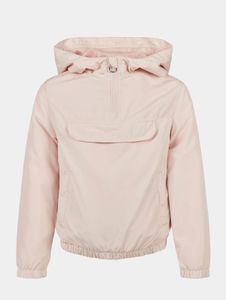 weicher Urban Classics Unisex Pullover Reißverschluss Kapuze 68 g/m² Rosa