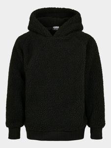 weicher Urban Classics Unisex Hoodie Rippbündchen gefüttert 330 g/m² Schwarz