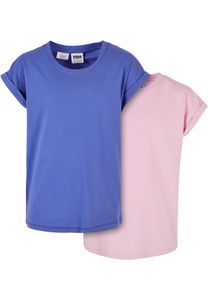 lässiges Urban Classics Unisex T-Shirt 180 g/m² mit Baumwolle Violett/Rosa