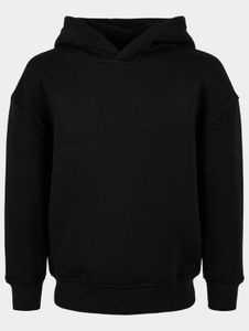 bequemer Urban Classics Unisex Hoodie Rippbündchen Kapuze 300 g/m² mit Baumwolle Schwarz