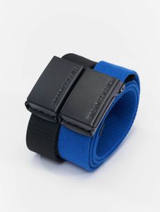 modernes Urban Classics Unisex Gürtel Schwarz/Blau