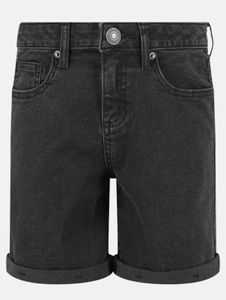 Jeans unisex Urban Classics eleganti, in denim elasticizzato 410 g/m² con cotone, colore nero.