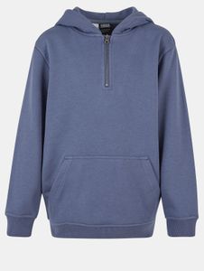 Sudadera unisex Casual Urban Classics con cremallera, puños acanalados, 300 g/m² de algodón, azul.
