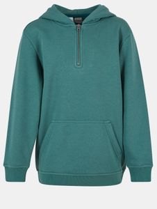 Sudadera unisex Casual Urban Classics con cremallera, puños acanalados, algodón de 300 g/m², color verde.