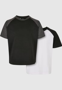 Camiseta unisex Casual Urban Classics, 140 g/m², algodón, negro/blanco