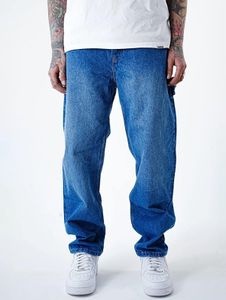 modern UNEFECTED men's jeans blue