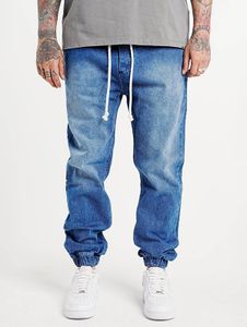 Pantalones vaqueros modernos para hombre, sin imperfecciones, color azul.