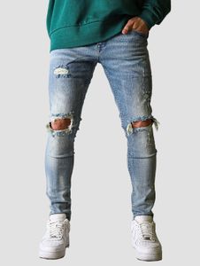 stylische 2Y Premium Herren Jeans Straight Fit Blau