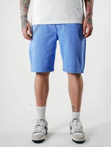 Lightweight 2Y Premium Men's Shorts with Zipper Pockets, Cotton, Blue
