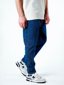 lässige 2Y Premium Herren Jeans Straight Fit Blau