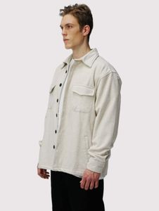 modern UNEFFECTED men's polo shirt beige