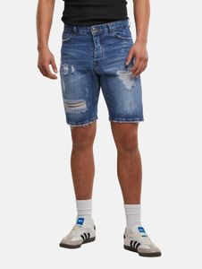 moderne 2Y Premium Herren Jeans Straight Fit mit Baumwolle Blau