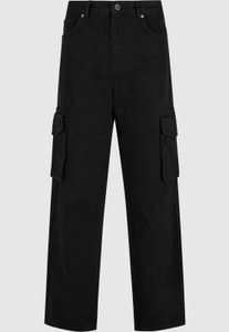 Pantalones vaqueros Casual 2Y Premium para hombre, corte recto, cierre de cremallera, algodón, negro.