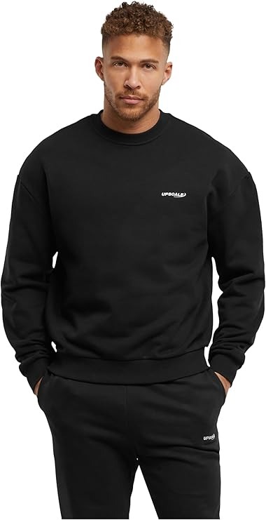 Mister Tee Herren Sweatshirt Oversize Baumwolle Schwarz